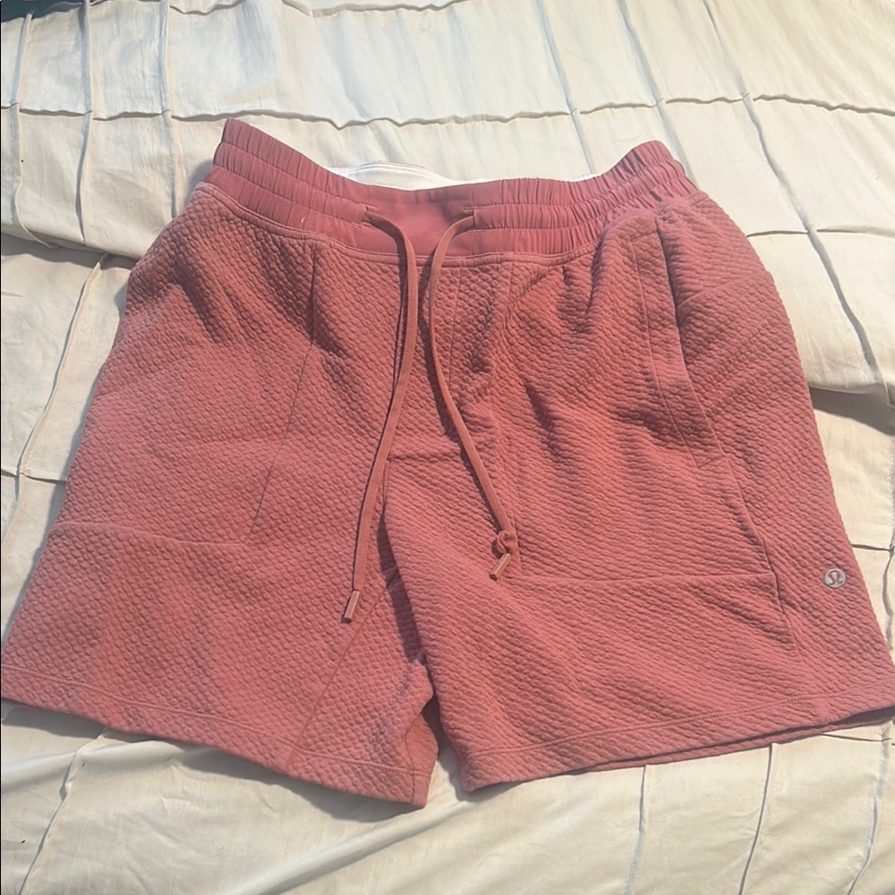 Men’s Lululemon Textured Double-Knit Cotton Short medium